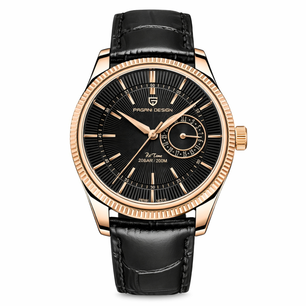 ⌚Купити Чоловічий годинник Pagani Design PD-1689 Gold-Black за 3